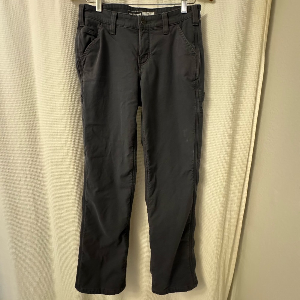 Carhartt thermal work pants grey size 6 short